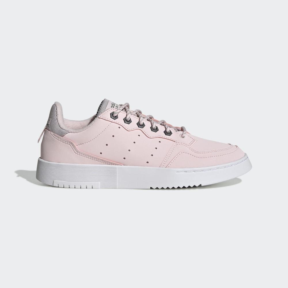 Adidas Women's Supercourt Originals Shoes Pink/Green Ireland FV5470